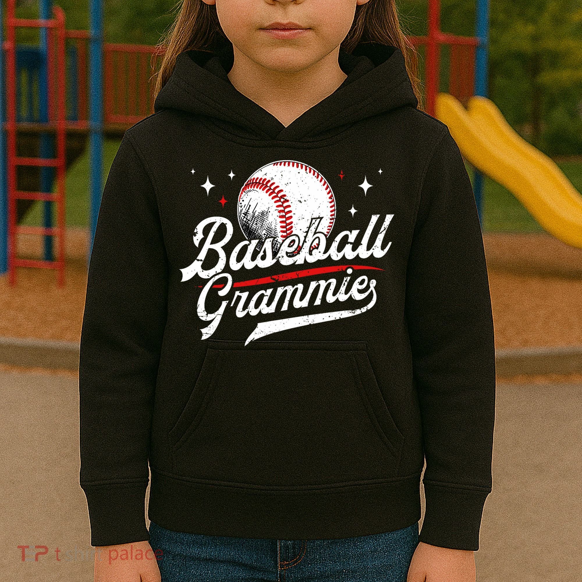 Baseball Grammie Of A Baseball Player Grammie  Kids Hoodie