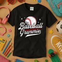 Baseball Grammie Of A Baseball Player Grammie  Kids T-Shirt thumb 3