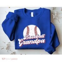 Baseball Grandpa Of A Baseball Player Grandpa Great Gift Sweatshirt thumb 2