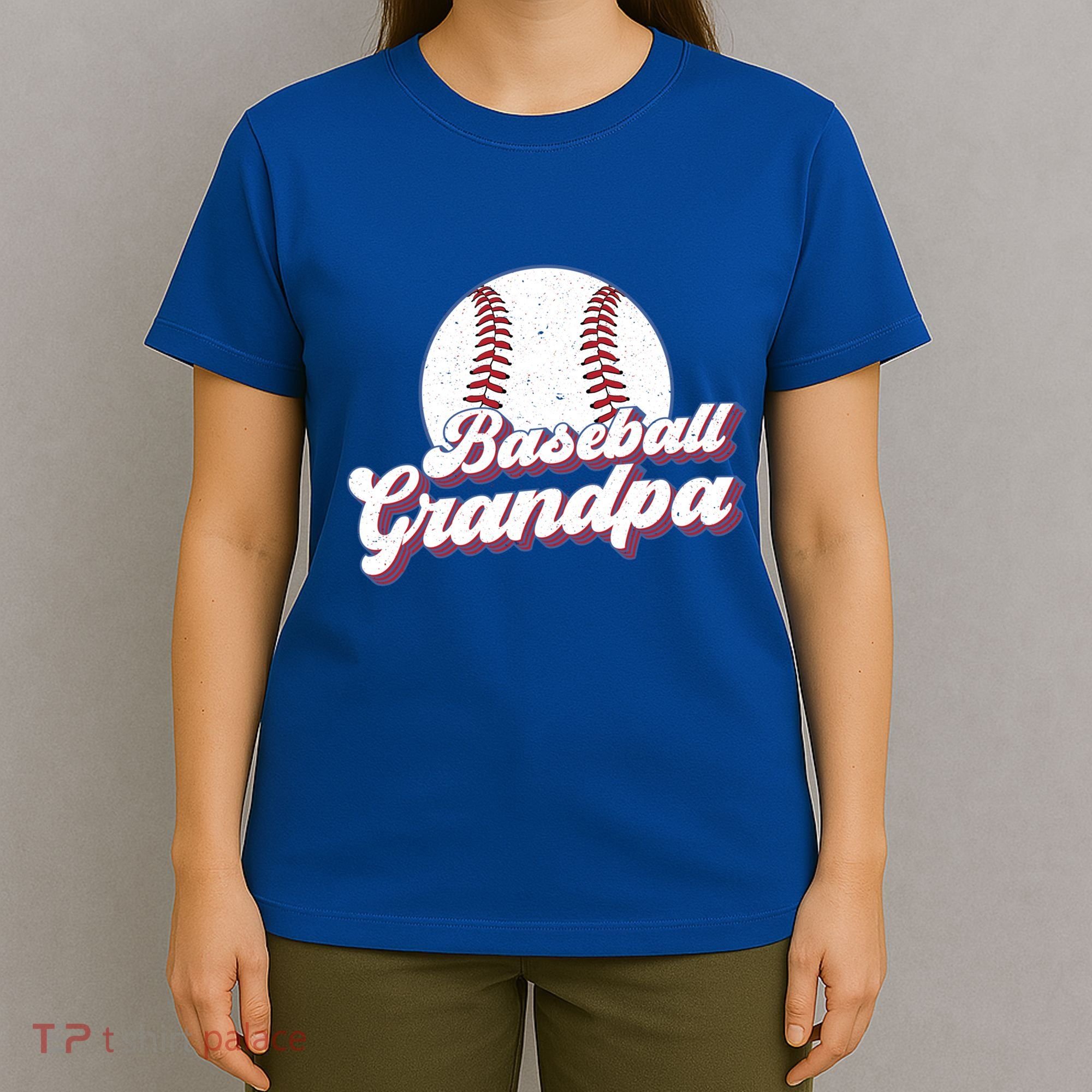 Baseball Grandpa Of A Baseball Player Grandpa Great Gift T-Shirt