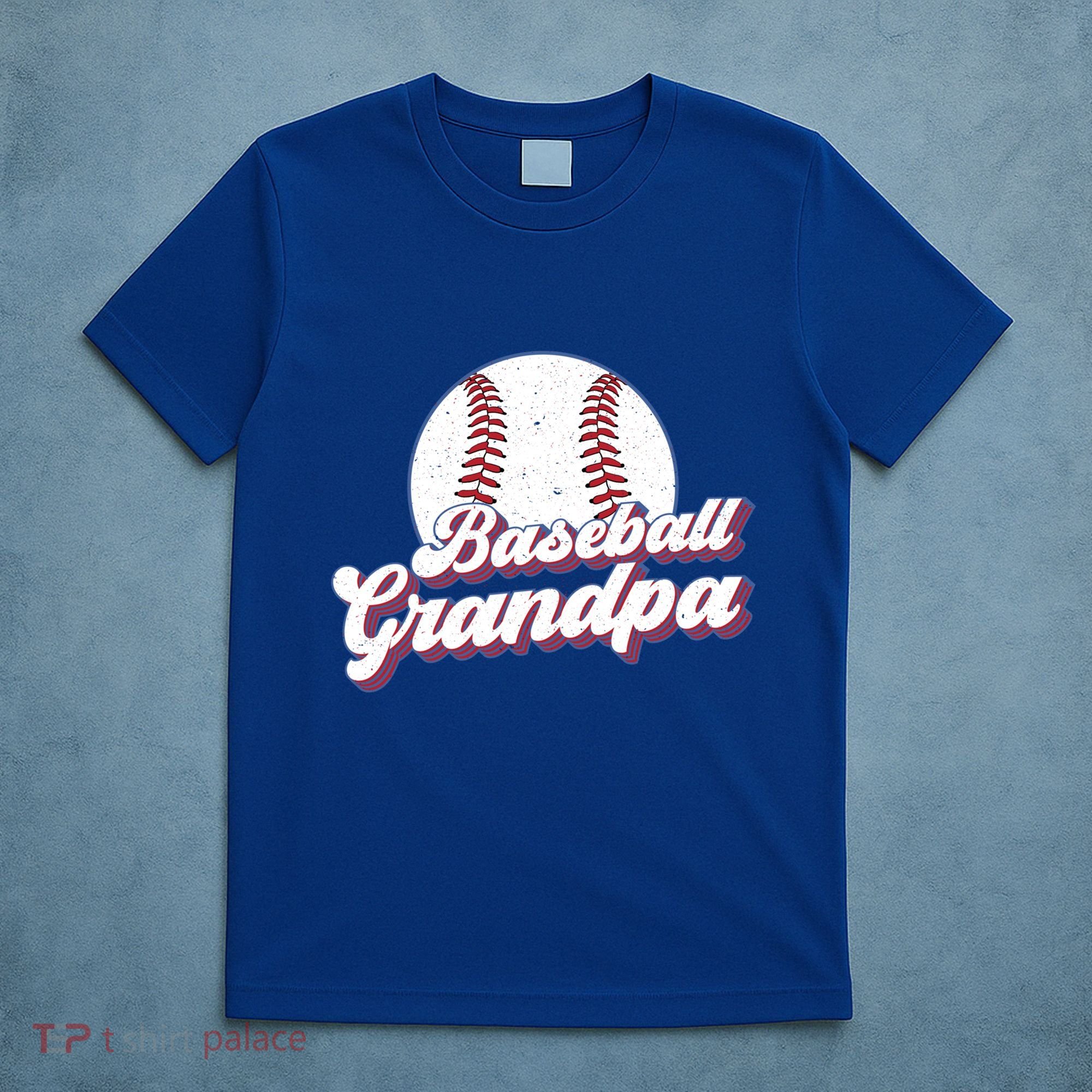 Baseball Grandpa Of A Baseball Player Grandpa Great Gift T-Shirt