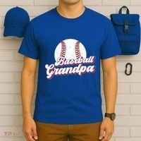 Baseball Grandpa Of A Baseball Player Grandpa Great Gift T-Shirt thumb 6