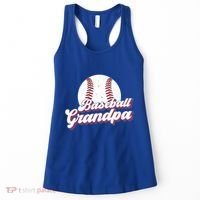 Baseball Grandpa Of A Baseball Player Grandpa Great Gift Women's Tank Top thumb 0