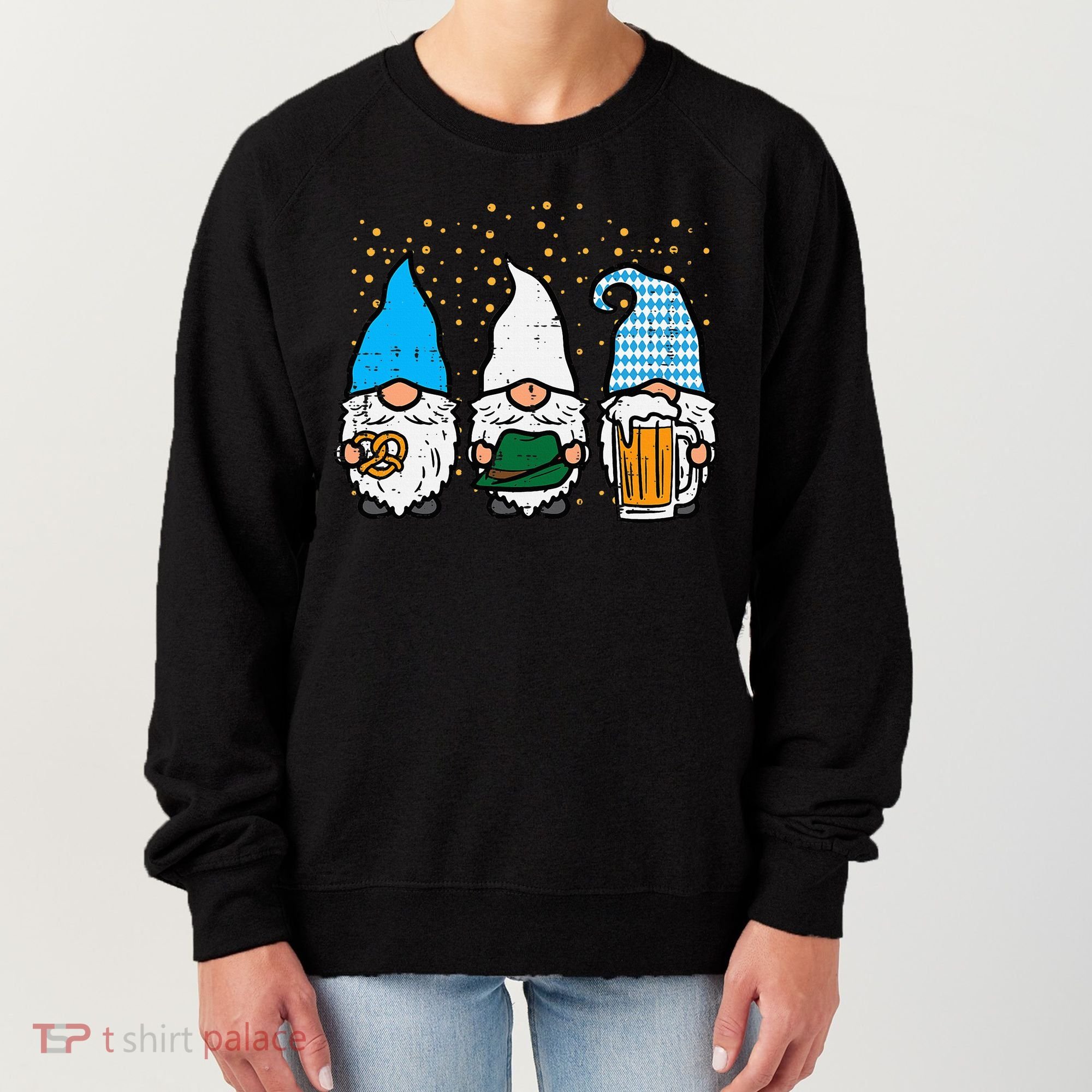 Bavarian Gnomes Octoberfest German Oktoberfest Women's Sweatshirt