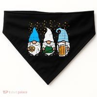 Bavarian Gnomes Octoberfest German Oktoberfest USA-Made Doggie Bandana thumb 0