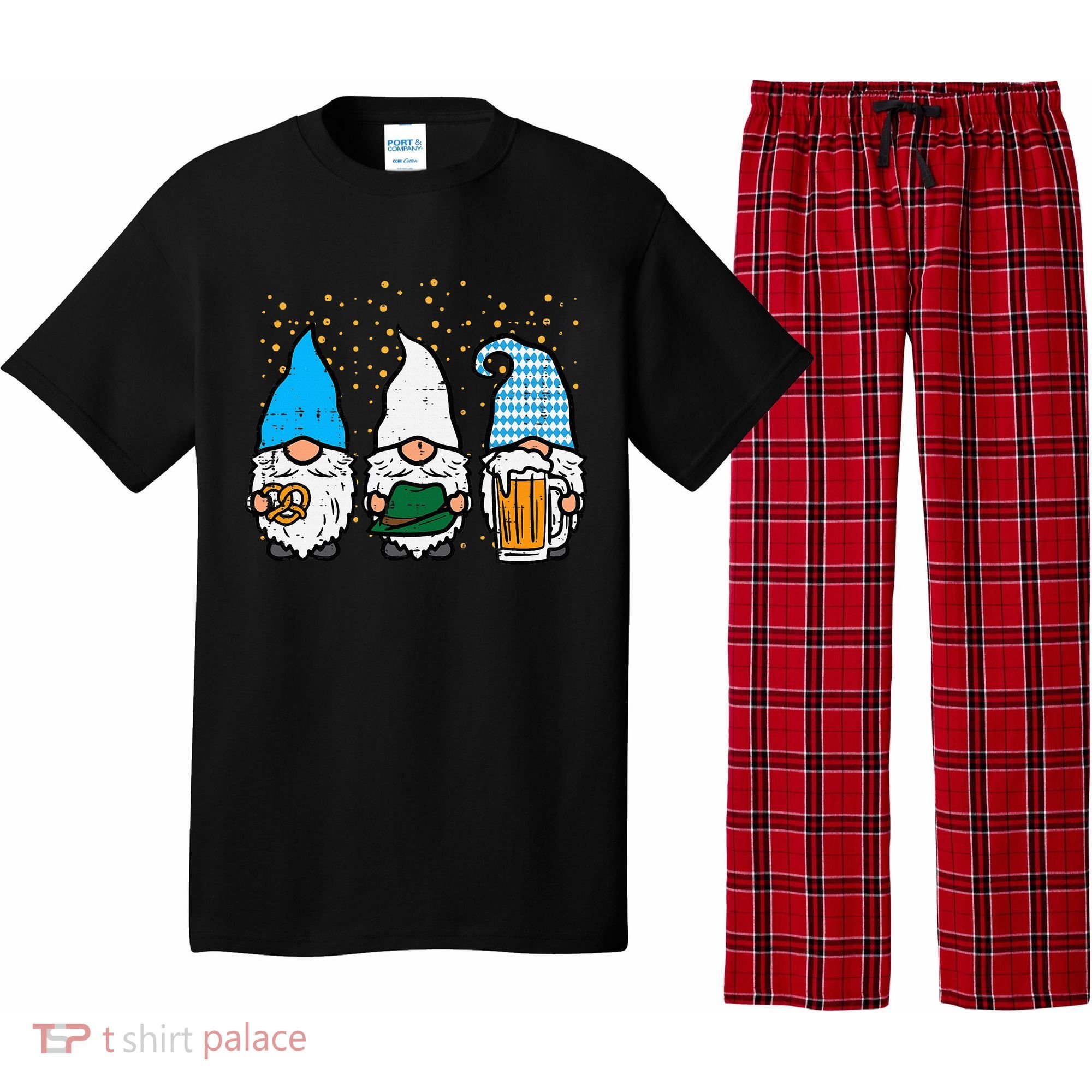Bavarian Gnomes Octoberfest German Oktoberfest Pajama Set