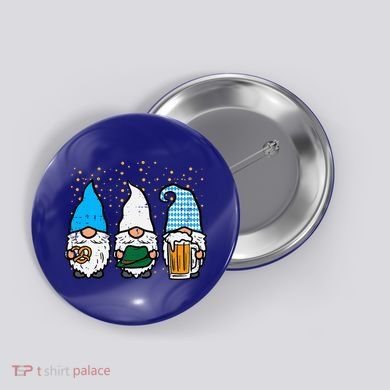 Bavarian Gnomes Octoberfest German Oktoberfest Button