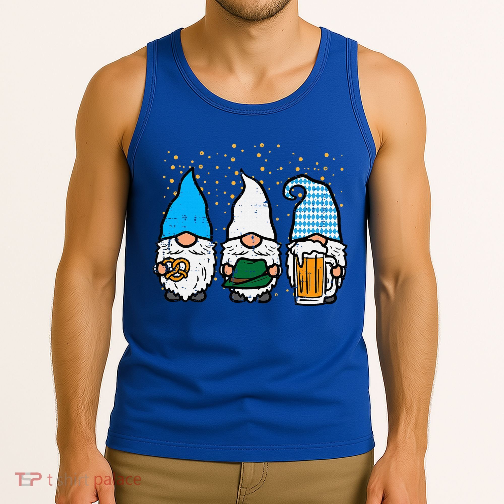 Bavarian Gnomes Octoberfest German Oktoberfest Tank Top