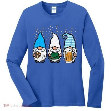 Bavarian Gnomes Octoberfest German Oktoberfest Women's Long Sleeve Shirt