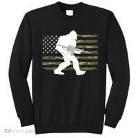 Bigfoot Gun Owner Camo Us American Flag Sasquatch Ar15 Rifle Sweatshirt thumb 0