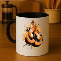 Boxing Glove Orange Ribbon Multiple Sclerosis Awareness Coffee Mug thumb 4
