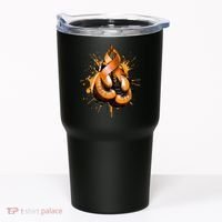 Boxing Glove Orange Ribbon Multiple Sclerosis Awareness Tumbler thumb 0