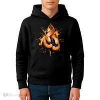 Boxing Glove Orange Ribbon Multiple Sclerosis Awareness Kids Hoodie thumb 4