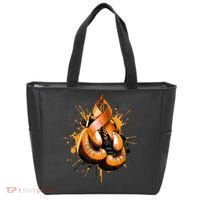 Boxing Glove Orange Ribbon Multiple Sclerosis Awareness Tote Bag thumb 0