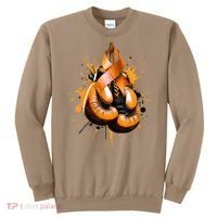 Boxing Glove Orange Ribbon Multiple Sclerosis Awareness Sweatshirt thumb 0