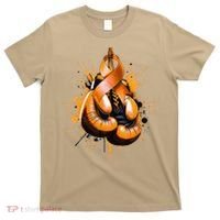 Boxing Glove Orange Ribbon Multiple Sclerosis Awareness T-Shirt thumb 0