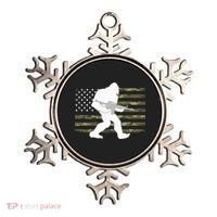 Bigfoot Gun Owner Camo US American Flag Sasquatch AR15 Rifle Ornament thumb 0