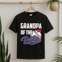Baseball Grandpa of Rookie 1 Years old Team 1st Birthday T-Shirt thumb 2
