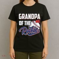 Baseball Grandpa of Rookie 1 Years old Team 1st Birthday T-Shirt thumb 4