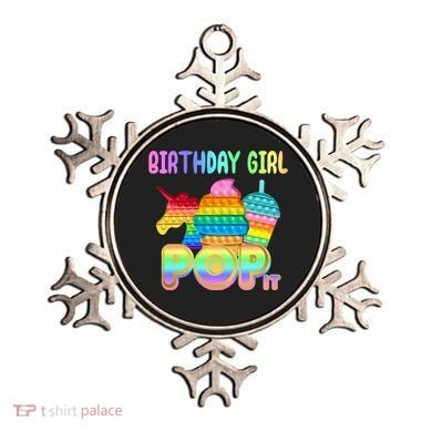 Birthday Girl Pop It Funny Cute Colorful Ornament