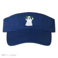 Boo Ghost Playing Tennis Funny Halloween Tennis Costume Visor thumb 0