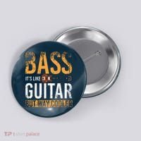 Bass Guitar Player Bassist Gift Bass Guitar Button thumb 0