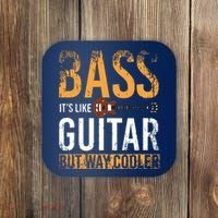 Bass Guitar Player Bassist Gift Bass Guitar Coaster thumb 0
