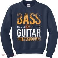 Bass Guitar Player Bassist Gift Bass Guitar Kids Sweatshirt thumb 0