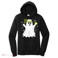 Boo Ghost Playing Tennis Funny Halloween Tennis Costume Women's Hoodie thumb 0