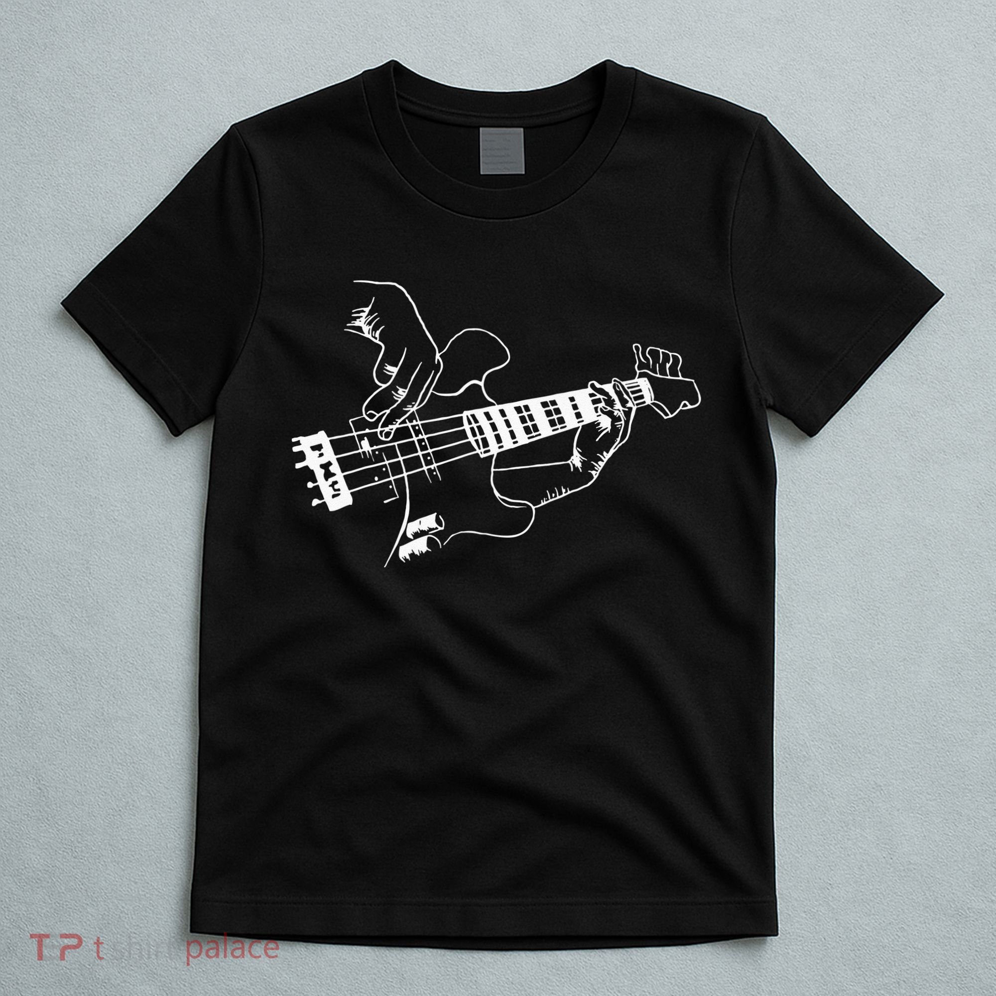 Bass Guitar Player Music Guitarist Musician Rock Cool Gift T-Shirt