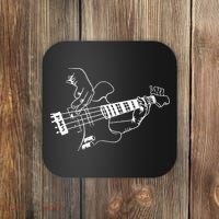 Bass Guitar Player Music Guitarist Musician Rock Cool Gift Coaster thumb 0