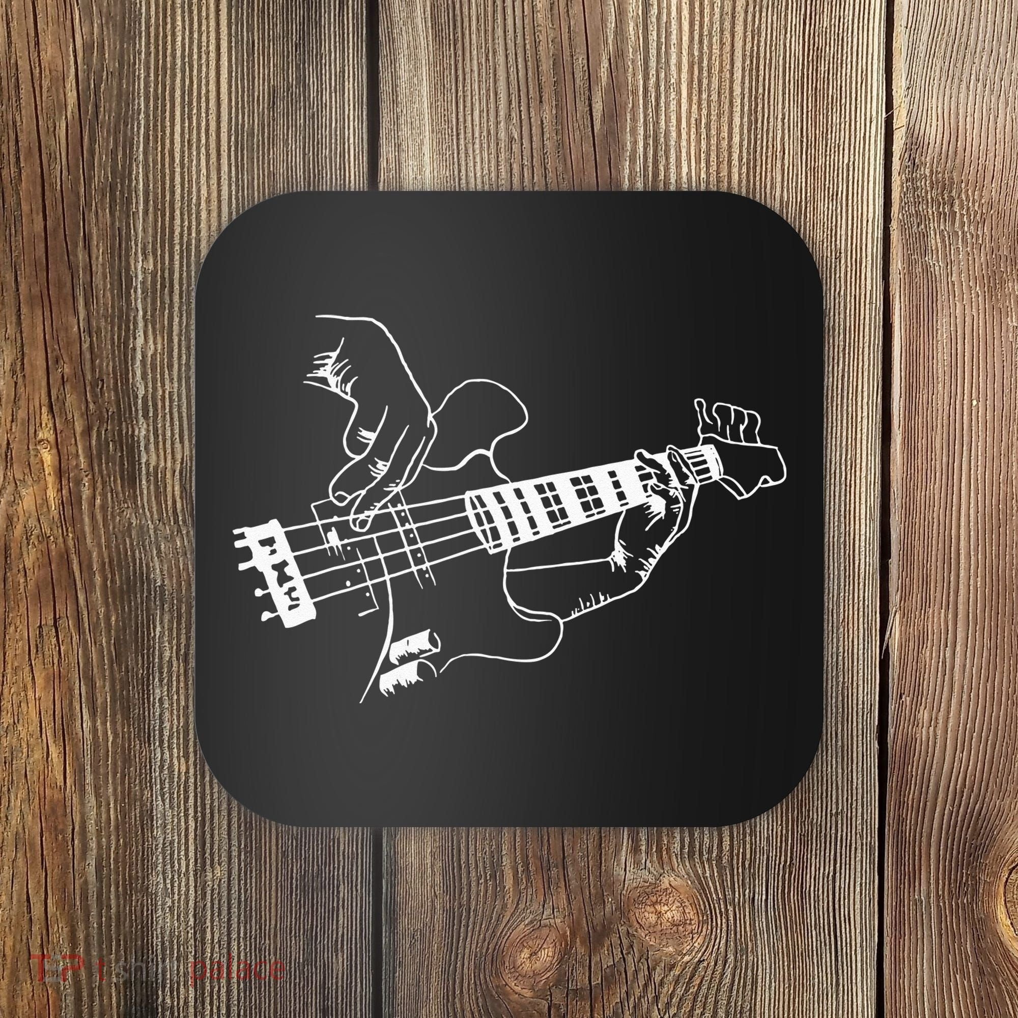 Bass Guitar Player Music Guitarist Musician Rock Cool Gift Coaster