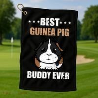 Best Guinea Pig Buddy Ever Golf Towel thumb 1