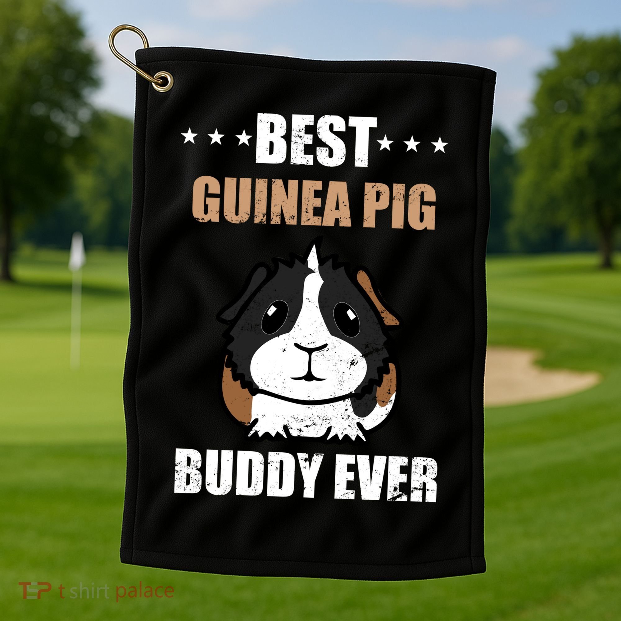 Best Guinea Pig Buddy Ever Golf Towel