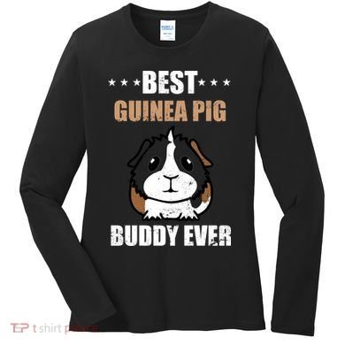 Best Guinea Pig Buddy Ever Women's Long Sleeve Shirt