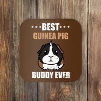 Best Guinea Pig Buddy Ever Coaster thumb 0
