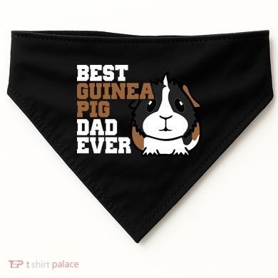 Best Guinea Pig Dad Ever USA-Made Doggie Bandana