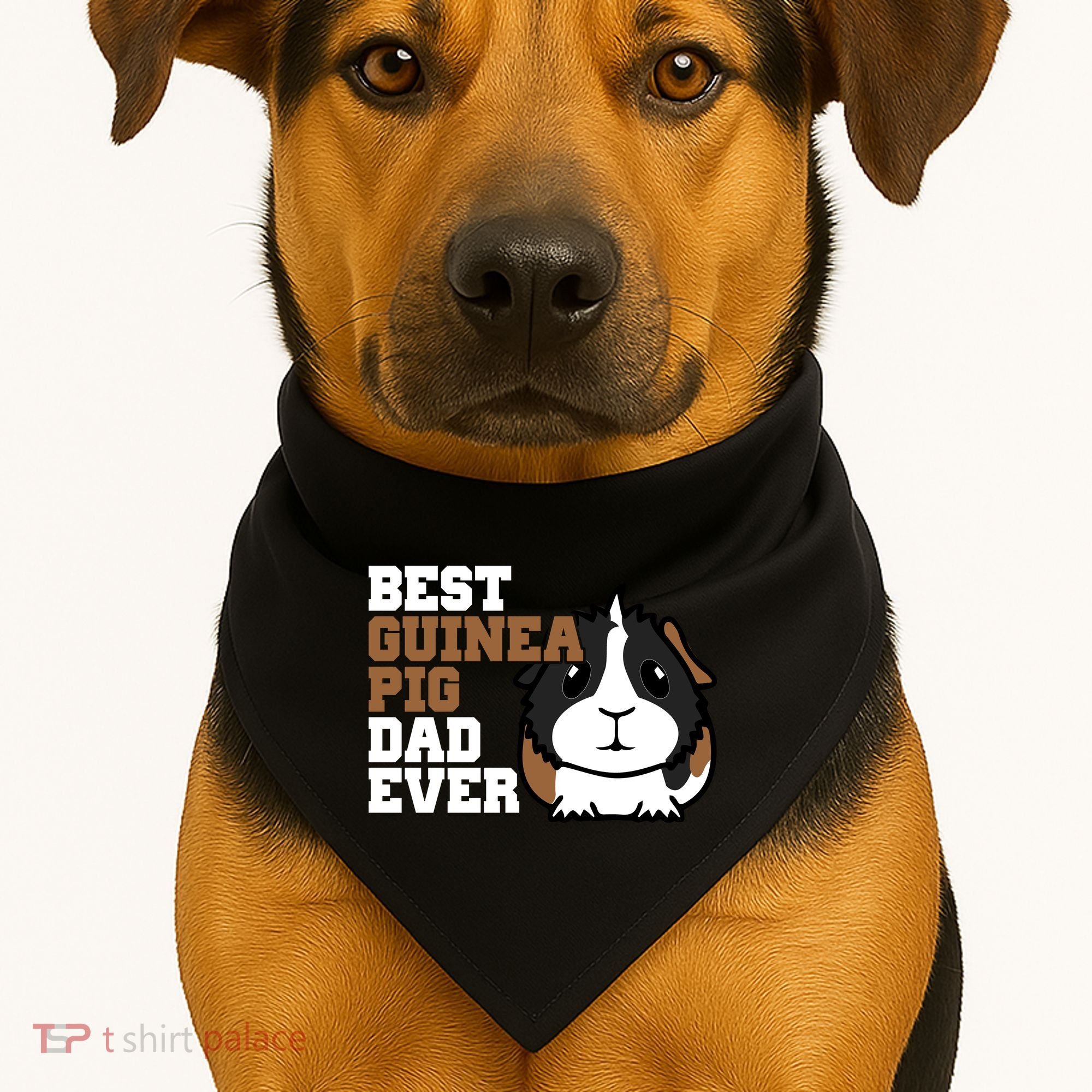Best Guinea Pig Dad Ever USA-Made Doggie Bandana