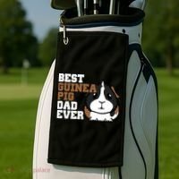 Best Guinea Pig Dad Ever Golf Towel thumb 2