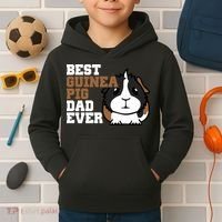 Best Guinea Pig Dad Ever Kids Hoodie thumb 2
