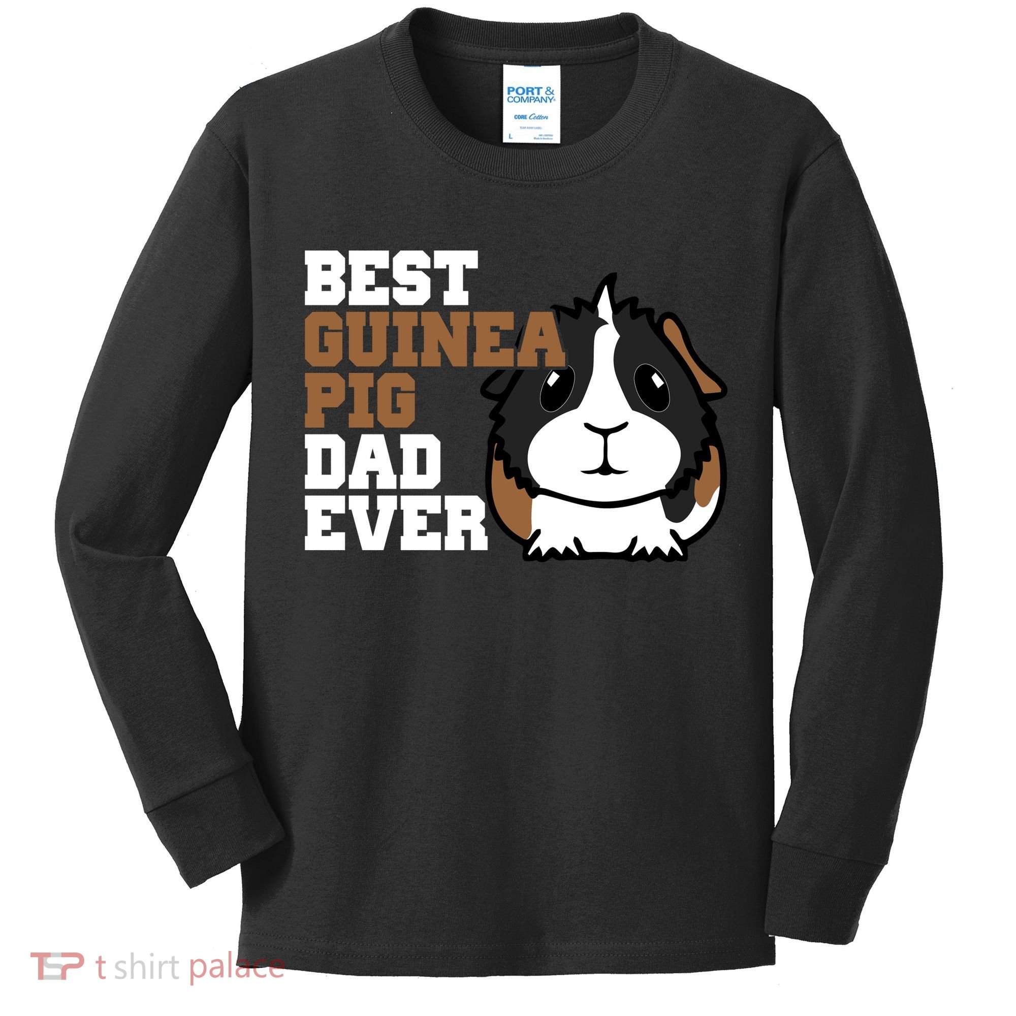 Best Guinea Pig Dad Ever Kids Long Sleeve Shirt