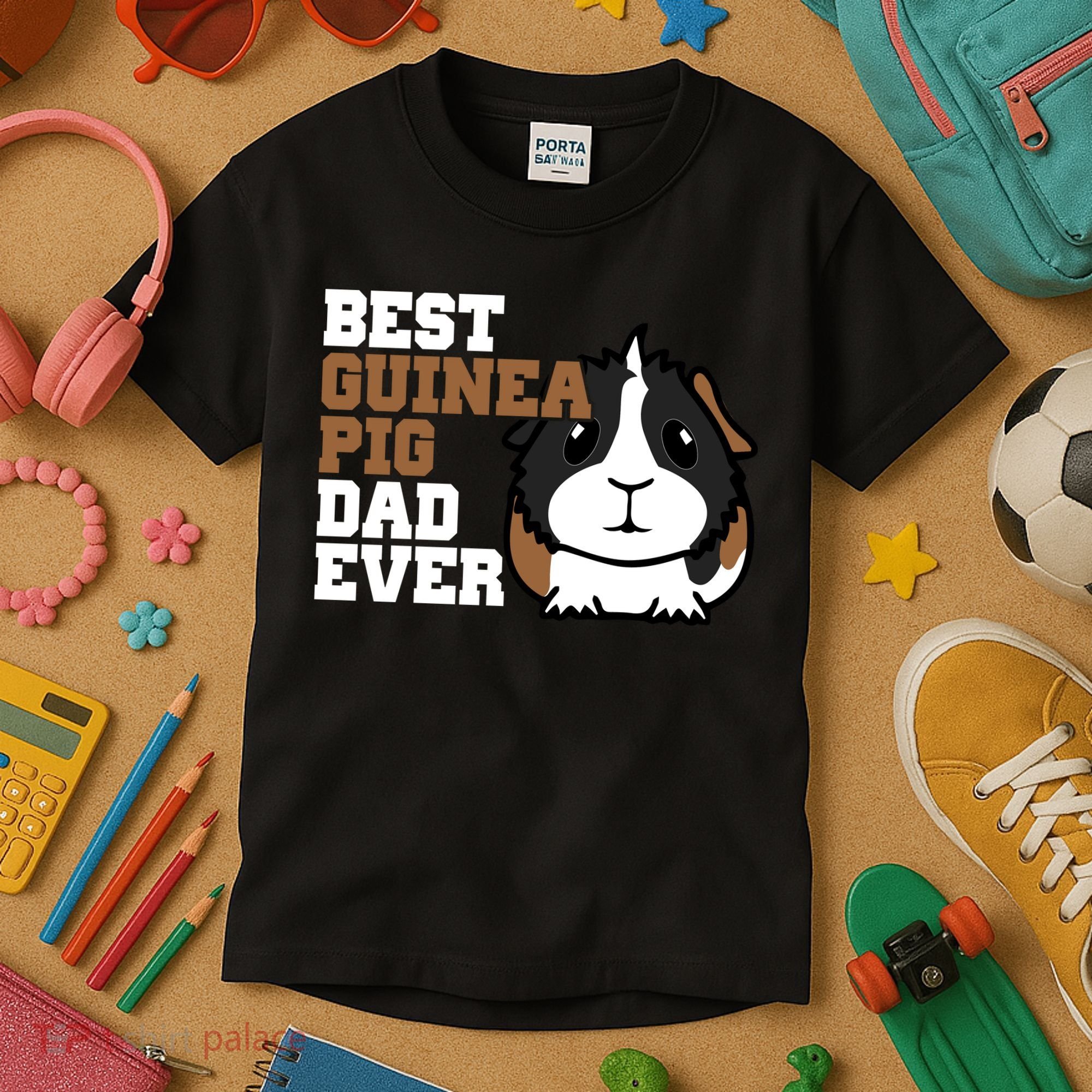 Best Guinea Pig Dad Ever Kids T-Shirt