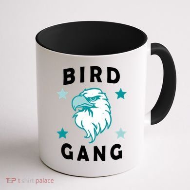 Bird Gang Philadelphia Pride Coffee Mug back