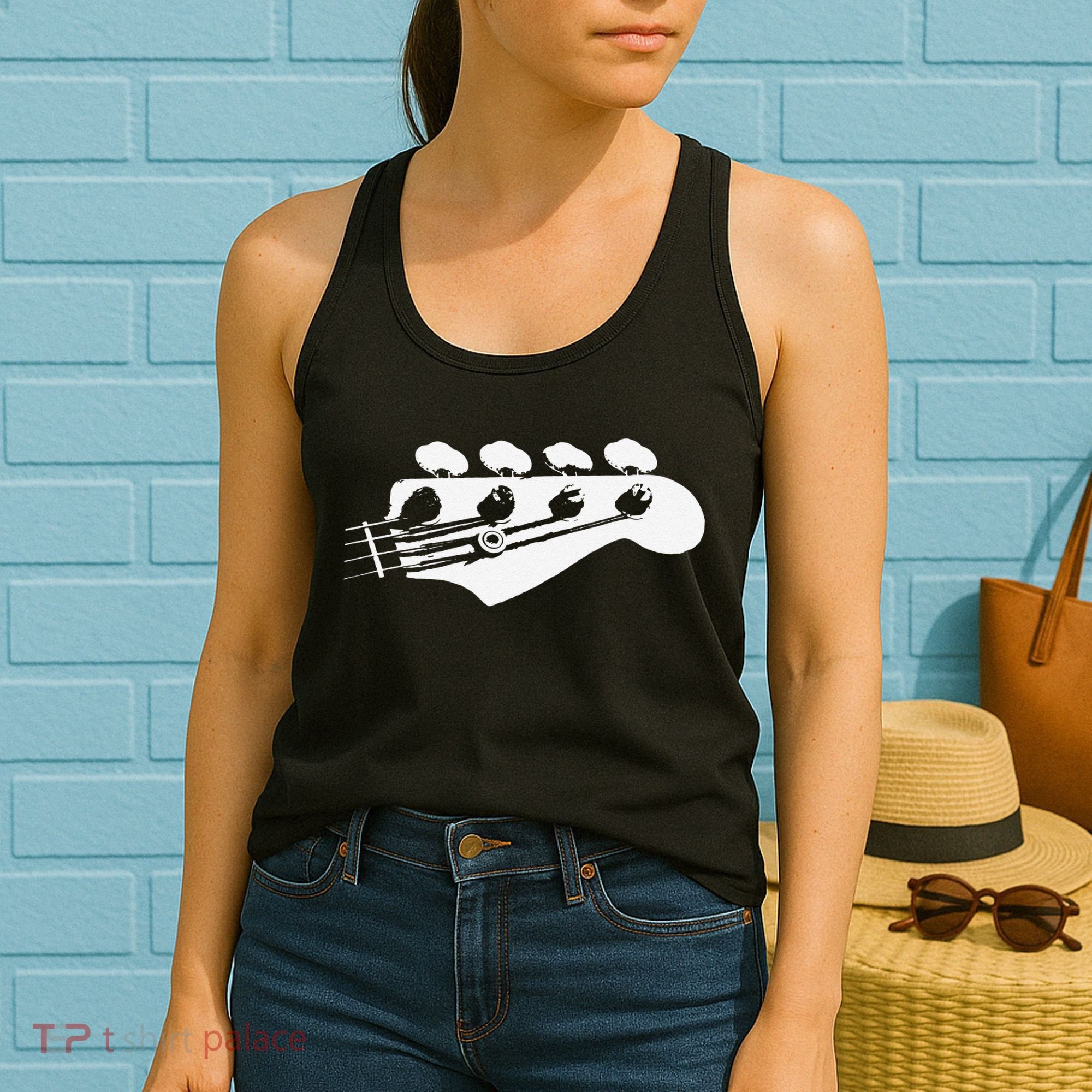 Bass Guitar Player Bassist Guitarist Musician Music Women's Tank Top