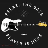 Bass Guitar Player Relax The Bass Player Is Here Backpack thumb 2