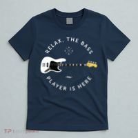 Bass Guitar Player Relax The Bass Player Is Here T-Shirt thumb 5