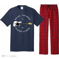 Bass Guitar Player Relax The Bass Player Is Here Pajama Set thumb 0