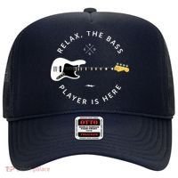 Bass Guitar Player Relax The Bass Player Is Here Hat thumb 0