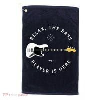 Bass Guitar Player Relax The Bass Player Is Here Golf Towel thumb 0