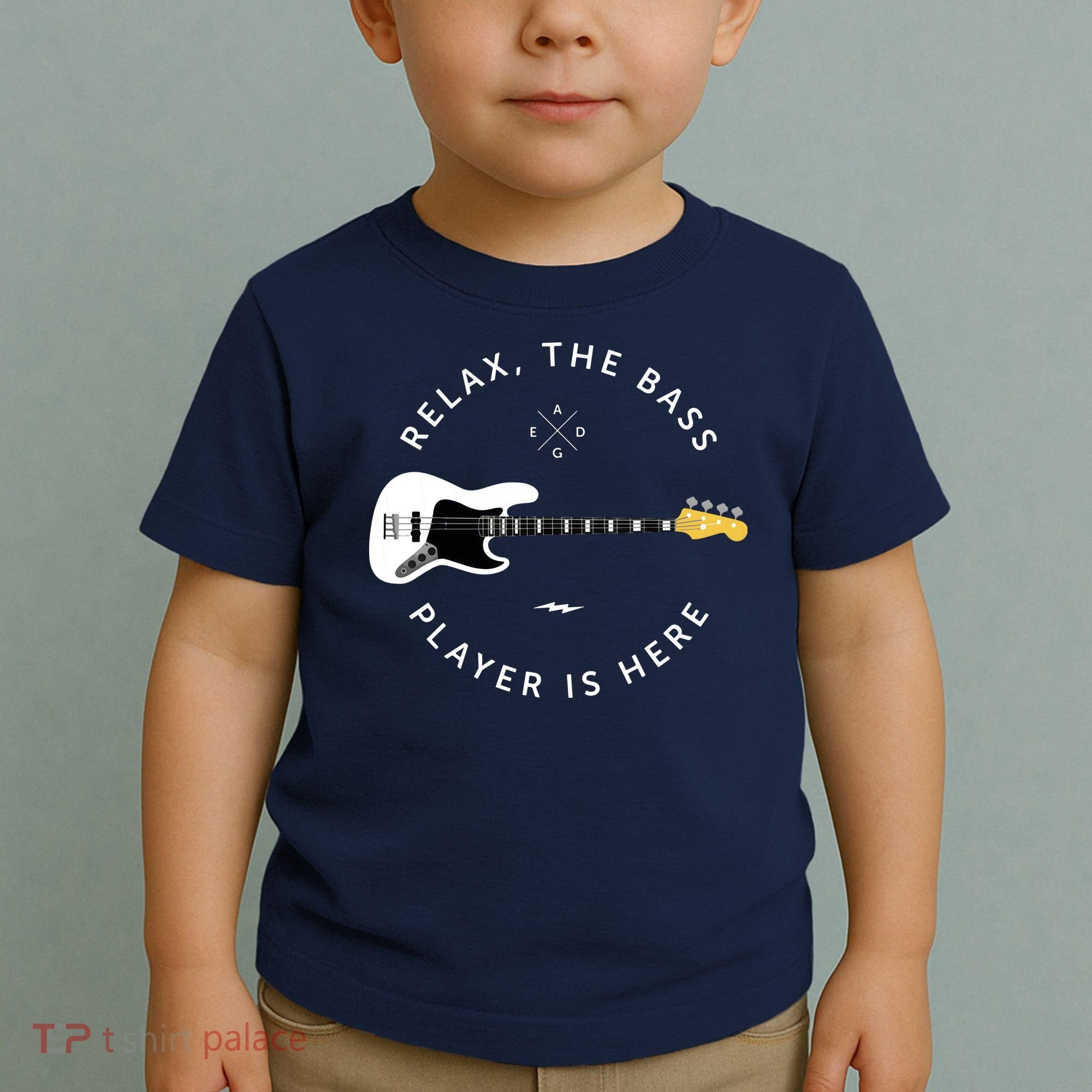 Bass Guitar Player Relax The Bass Player Is Here Toddler T-Shirt